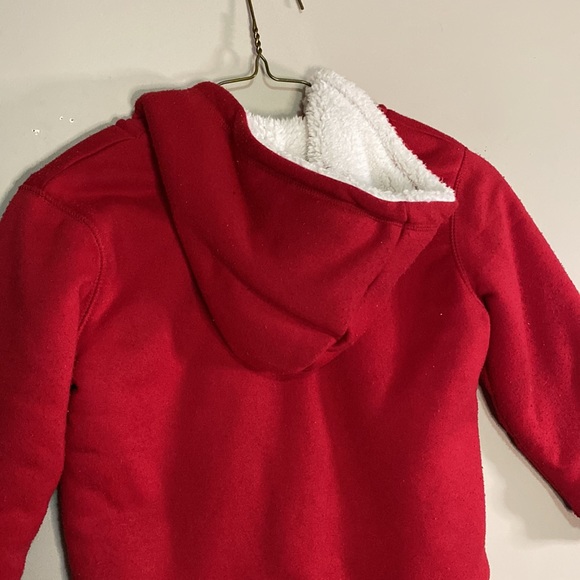 Boys Monkey Bars 5T/6 thick red fleece lined Jacket - Picture 6 of 6